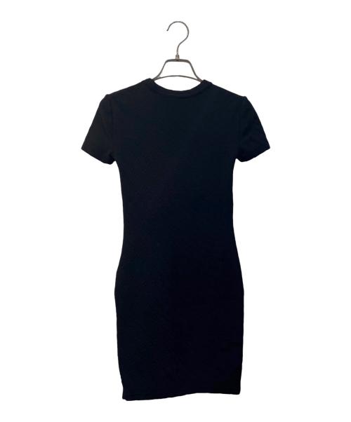 ALEXANDER WANG/（アレキサンダー・ワン）ALEXANDER WANG/ (アレキサンダー・ワン) 総柄ショートワンピース ブラック サイズ:XXSの古着・服飾アイテム