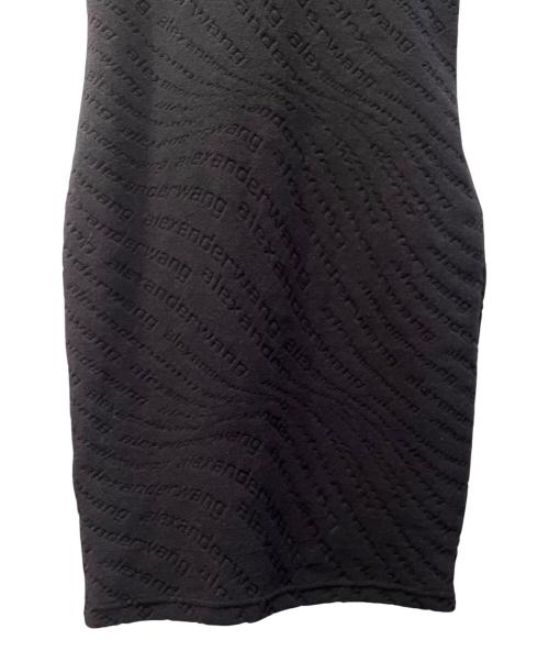 ALEXANDER WANG/（アレキサンダー・ワン）ALEXANDER WANG/ (アレキサンダー・ワン) 総柄ショートワンピース ブラック サイズ:XXSの古着・服飾アイテム