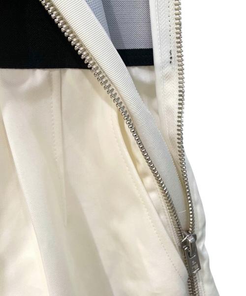 ALEXANDER WANG（アレキサンダー・ワン）ALEXANDER WANG (アレキサンダー・ワン) ウエストロゴサファリショートパンツ ブラック×ホワイトの古着・服飾アイテム