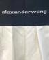 中古・古着 ALEXANDER WANG (アレキサンダー・ワン) ウエストロゴサファリショートパンツ ブラック×ホワイト：25000円