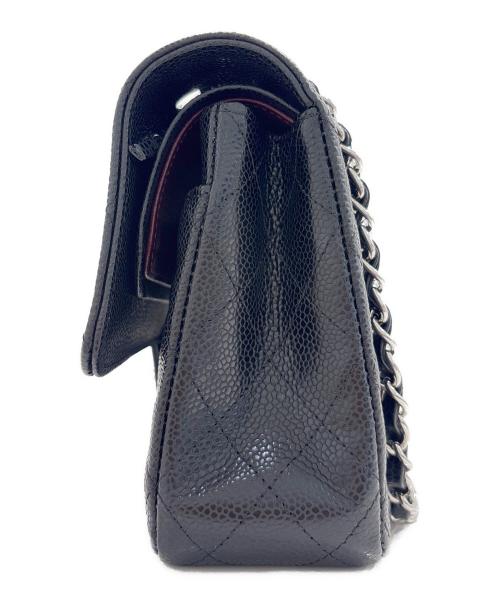 CHANEL（シャネル）CHANEL (シャネル) マトラッセ25/matelassé25/ブラック/ダブルフラップチェーンショルダーバッグ ブラック サイズ:25の古着・服飾アイテム