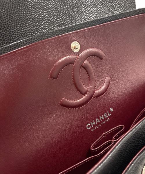 CHANEL（シャネル）CHANEL (シャネル) マトラッセ25/matelassé25/ブラック/ダブルフラップチェーンショルダーバッグ ブラック サイズ:25の古着・服飾アイテム