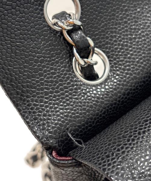 CHANEL（シャネル）CHANEL (シャネル) マトラッセ25/matelassé25/ブラック/ダブルフラップチェーンショルダーバッグ ブラック サイズ:25の古着・服飾アイテム