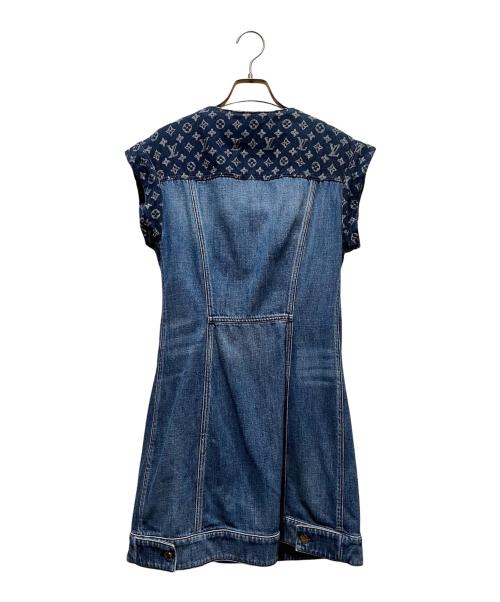 LOUIS VUITTON（ルイ ヴィトン）LOUIS VUITTON (ルイ ヴィトン) デニム フロントジップワンピース インディゴ サイズ:38の古着・服飾アイテム