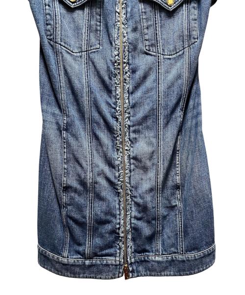 LOUIS VUITTON（ルイ ヴィトン）LOUIS VUITTON (ルイ ヴィトン) デニム フロントジップワンピース インディゴ サイズ:38の古着・服飾アイテム