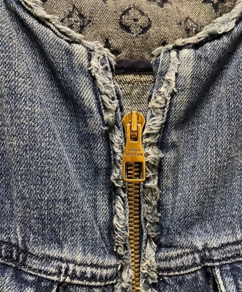 LOUIS VUITTON（ルイ ヴィトン）LOUIS VUITTON (ルイ ヴィトン) デニム フロントジップワンピース インディゴ サイズ:38の古着・服飾アイテム