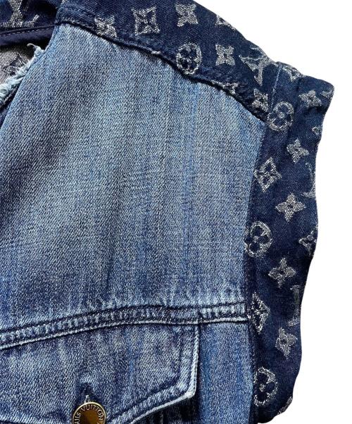 LOUIS VUITTON（ルイ ヴィトン）LOUIS VUITTON (ルイ ヴィトン) デニム フロントジップワンピース インディゴ サイズ:38の古着・服飾アイテム