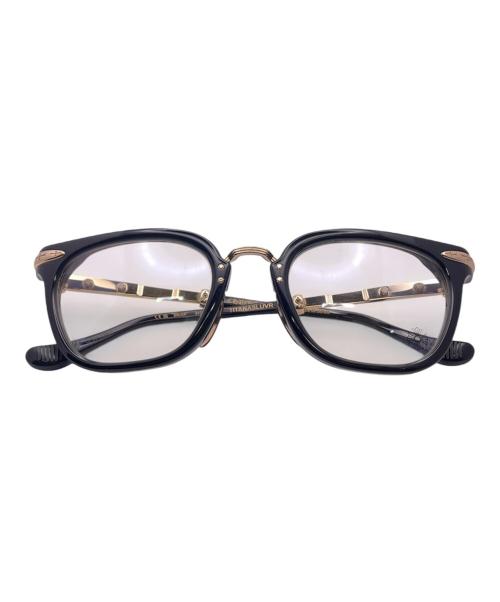 CHROME HEARTS（クロムハーツ）CHROME HEARTS (クロムハーツ) TITANASLUVR/チタナスラヴァー ブラック×ゴールド サイズ:51□23-145の古着・服飾アイテム