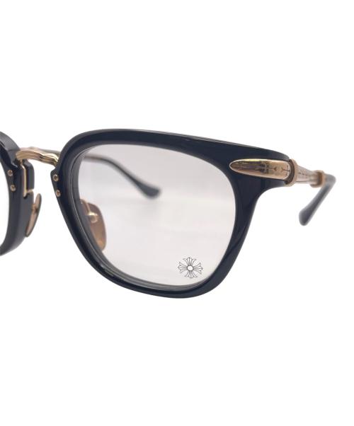 CHROME HEARTS（クロムハーツ）CHROME HEARTS (クロムハーツ) TITANASLUVR/チタナスラヴァー ブラック×ゴールド サイズ:51□23-145の古着・服飾アイテム