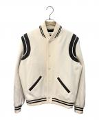 Saint Laurent Parisサンローランパリ）の古着「テディジャケット/TEDDY JACKET」｜ホワイト