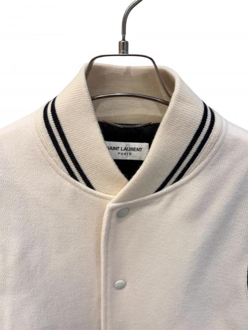 Saint Laurent Paris（サンローランパリ）Saint Laurent Paris (サンローランパリ) テディジャケット/TEDDY JACKET ホワイト サイズ:50の古着・服飾アイテム