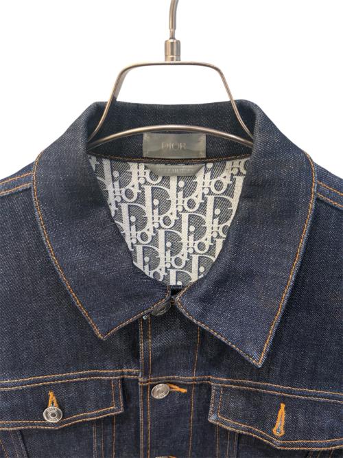 Dior（ディオール）Dior (ディオール) Oblique Cotton Denim Jacket インディゴ サイズ:48の古着・服飾アイテム