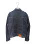 Dior (ディオール) Oblique Cotton Denim Jacket インディゴ サイズ:48：110000円