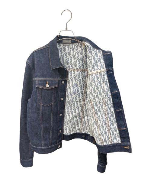 Dior（ディオール）Dior (ディオール) Oblique Cotton Denim Jacket インディゴ サイズ:48の古着・服飾アイテム