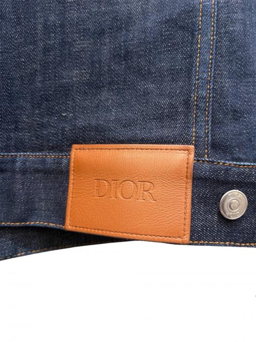 Dior（ディオール）Dior (ディオール) Oblique Cotton Denim Jacket インディゴ サイズ:48の古着・服飾アイテム