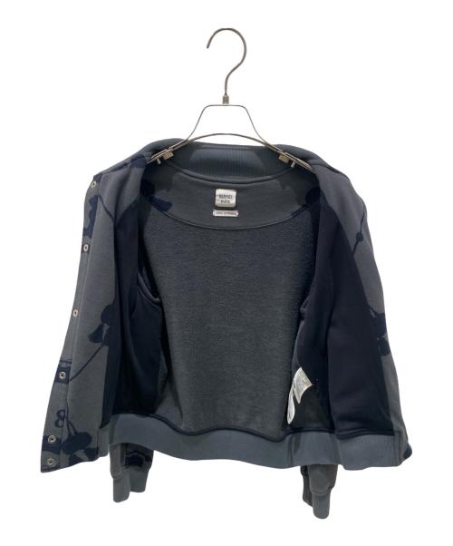 HERMES（エルメス）HERMES (エルメス) スウェットジャケット グレー×ネイビー サイズ:34の古着・服飾アイテム