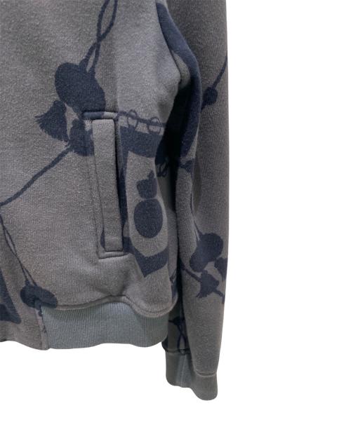 HERMES（エルメス）HERMES (エルメス) スウェットジャケット グレー×ネイビー サイズ:34の古着・服飾アイテム