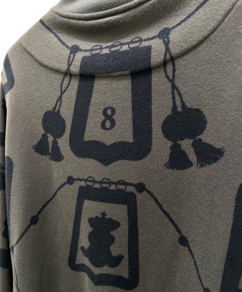 HERMES（エルメス）HERMES (エルメス) スウェットジャケット グレー×ネイビー サイズ:34の古着・服飾アイテム