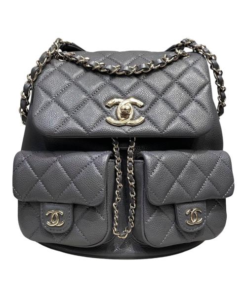 CHANEL（シャネル）CHANEL (シャネル) マトラッセデュマチェーンバッグパック グレーの古着・服飾アイテム