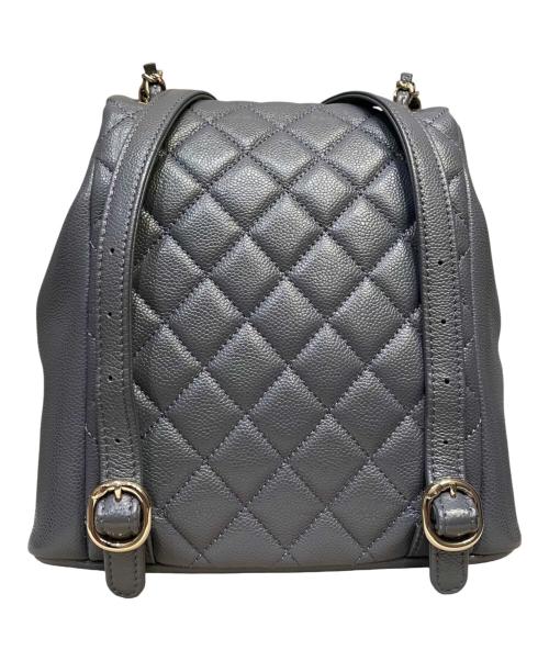 CHANEL（シャネル）CHANEL (シャネル) マトラッセデュマチェーンバッグパック グレーの古着・服飾アイテム
