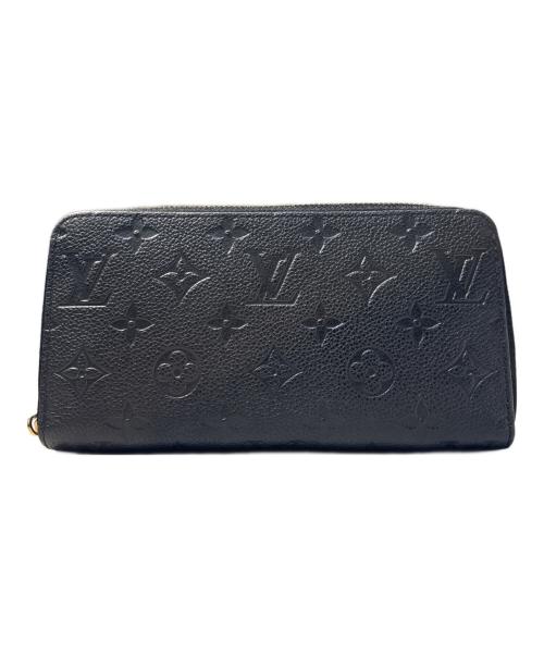 LOUIS VUITTON（ルイ ヴィトン）LOUIS VUITTON (ルイ ヴィトン) Monogram Empreinte Zippy Wallet/モノグラム・アンプラント ジッピーウォレット/M61864 ノワール サイズ:-の古着・服飾アイテム