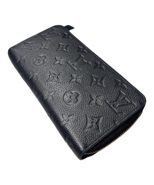 LOUIS VUITTON（ルイ ヴィトン）LOUIS VUITTON (ルイ ヴィトン) Monogram Empreinte Zippy Wallet/モノグラム・アンプラント ジッピーウォレット/M61864 ノワール サイズ:-の古着・服飾アイテム