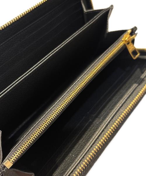 LOUIS VUITTON（ルイ ヴィトン）LOUIS VUITTON (ルイ ヴィトン) Monogram Empreinte Zippy Wallet/モノグラム・アンプラント ジッピーウォレット/M61864 ノワール サイズ:-の古着・服飾アイテム
