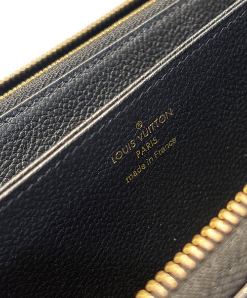 LOUIS VUITTON（ルイ ヴィトン）LOUIS VUITTON (ルイ ヴィトン) Monogram Empreinte Zippy Wallet/モノグラム・アンプラント ジッピーウォレット/M61864 ノワール サイズ:-の古着・服飾アイテム
