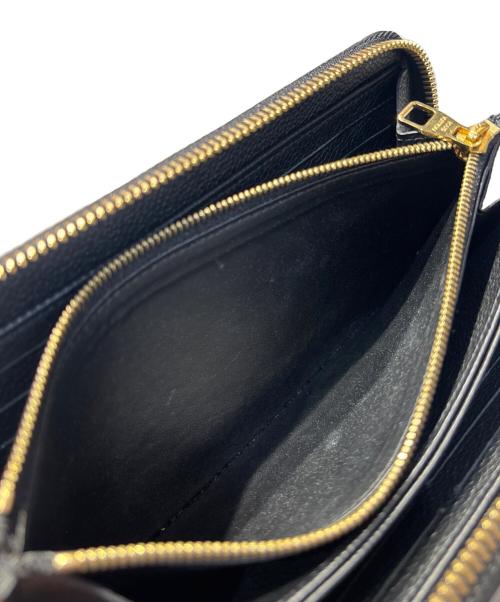 LOUIS VUITTON（ルイ ヴィトン）LOUIS VUITTON (ルイ ヴィトン) Monogram Empreinte Zippy Wallet/モノグラム・アンプラント ジッピーウォレット/M61864 ノワール サイズ:-の古着・服飾アイテム