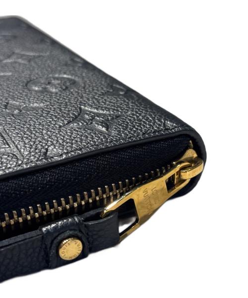LOUIS VUITTON（ルイ ヴィトン）LOUIS VUITTON (ルイ ヴィトン) Monogram Empreinte Zippy Wallet/モノグラム・アンプラント ジッピーウォレット/M61864 ノワール サイズ:-の古着・服飾アイテム