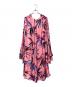 Emilio Pucci (エミリオ プッチ) 総柄シルクワンピース ピンク サイズ:42 未使用品：40000円