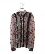GIAMBATTISTA VALLiジャンバティスタ・バリ）の古着「レースシャツ」｜ホワイト×レッド