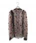 GIAMBATTISTA VALLi (ジャンバティスタ・バリ) レースシャツ ホワイト×レッド サイズ:XS：8000円