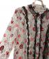 中古・古着 GIAMBATTISTA VALLi (ジャンバティスタ・バリ) レースシャツ ホワイト×レッド サイズ:XS：8000円