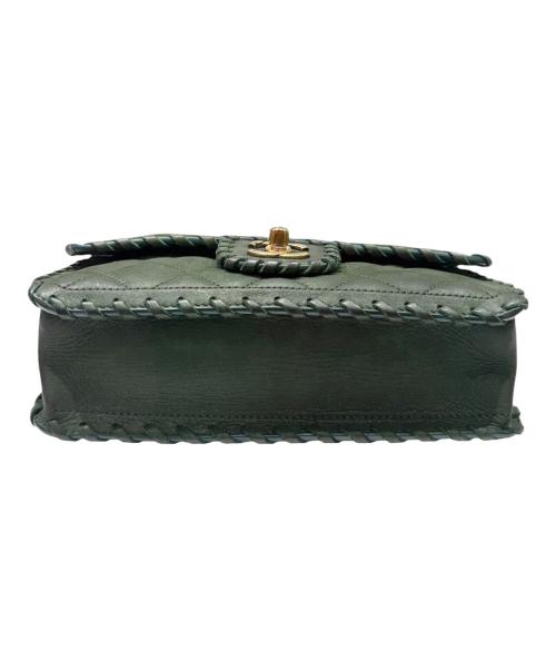 CHANEL（シャネル）CHANEL (シャネル) チェーンショルダーバッグ/Happy Stitch Flap Bag グリーンの古着・服飾アイテム