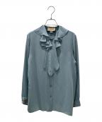 GUCCIグッチ）の古着「ZAHGLシャツ」｜スカイブルー