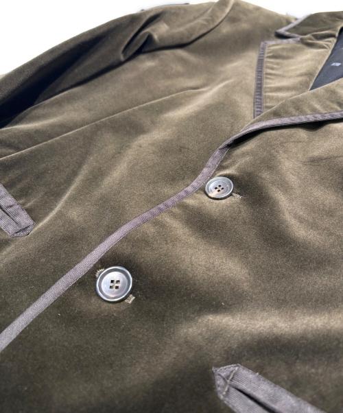 LOUIS VUITTON（ルイ ヴィトン）LOUIS VUITTON (ルイ ヴィトン) ベルベットテーラードジャケット カーキ サイズ:46の古着・服飾アイテム