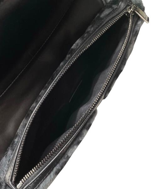 Dior（ディオール）Dior (ディオール) オブリークサドルバッグ/ショルダーバッグ ブラック×グレーの古着・服飾アイテム