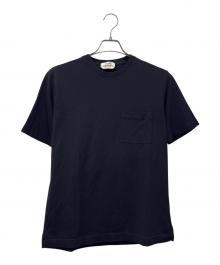 HERMES（エルメス）の古着「Broderie H カットソー」｜ネイビー