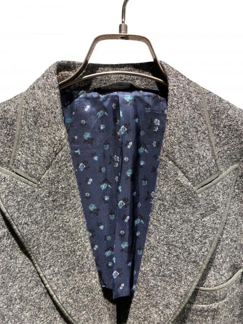 DOLCE & GABBANA（ドルチェ＆ガッバーナ）DOLCE & GABBANA (ドルチェ＆ガッバーナ) ウールテーラードジャケット グレー サイズ:48の古着・服飾アイテム