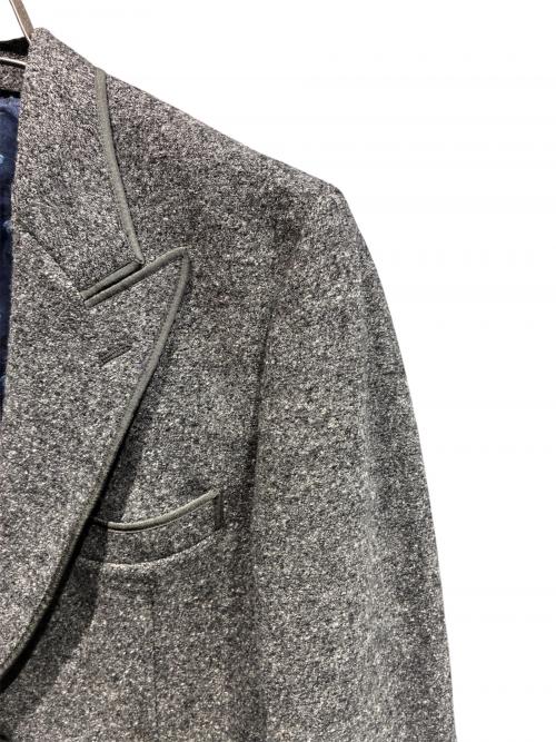 DOLCE & GABBANA（ドルチェ＆ガッバーナ）DOLCE & GABBANA (ドルチェ＆ガッバーナ) ウールテーラードジャケット グレー サイズ:48の古着・服飾アイテム