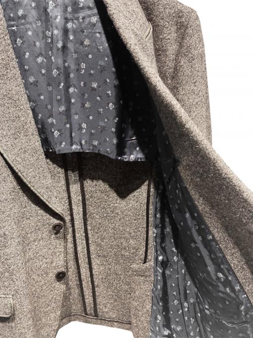 DOLCE & GABBANA（ドルチェ＆ガッバーナ）DOLCE & GABBANA (ドルチェ＆ガッバーナ) ウールテーラードジャケット グレー サイズ:48の古着・服飾アイテム