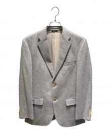LANVIN（ランバン）の古着「カシミヤテーラードジャケット」｜グレー