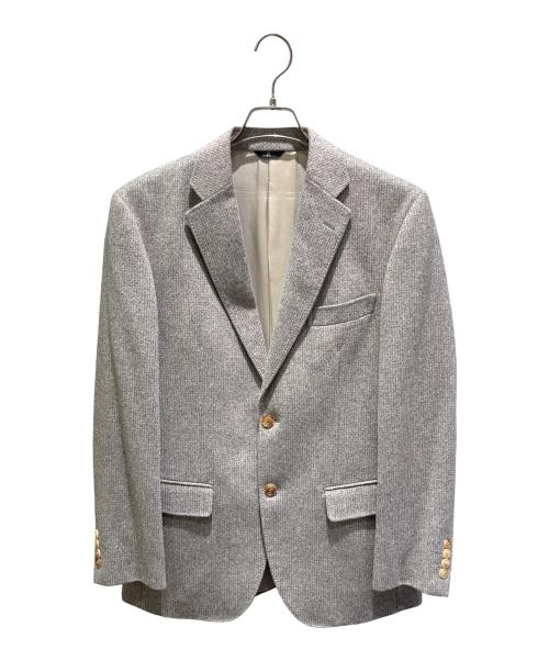 LANVIN（ランバン）LANVIN (ランバン) カシミヤテーラードジャケット グレー サイズ:S50の古着・服飾アイテム