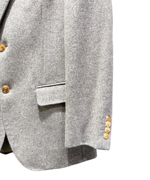 LANVIN（ランバン）LANVIN (ランバン) カシミヤテーラードジャケット グレー サイズ:S50の古着・服飾アイテム