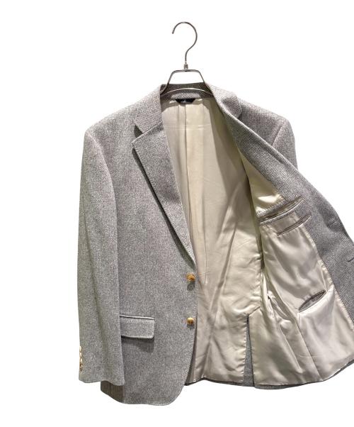 LANVIN（ランバン）LANVIN (ランバン) カシミヤテーラードジャケット グレー サイズ:S50の古着・服飾アイテム
