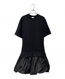 patou（パトゥ）の古着「ショートスリーブドレス」｜ブラック