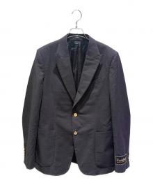 GUCCI（グッチ）の古着「金ボタン2Bテーラードジャケット」｜ブラック