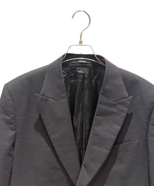 GUCCI（グッチ）GUCCI (グッチ) 金ボタン2Bテーラードジャケット ブラック サイズ:48の古着・服飾アイテム