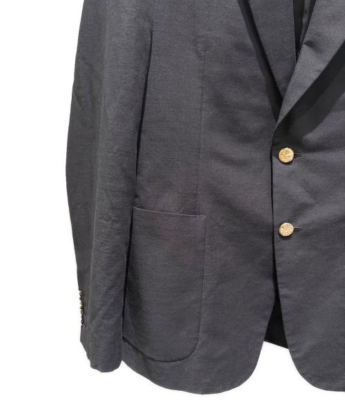 GUCCI（グッチ）GUCCI (グッチ) 金ボタン2Bテーラードジャケット ブラック サイズ:48の古着・服飾アイテム